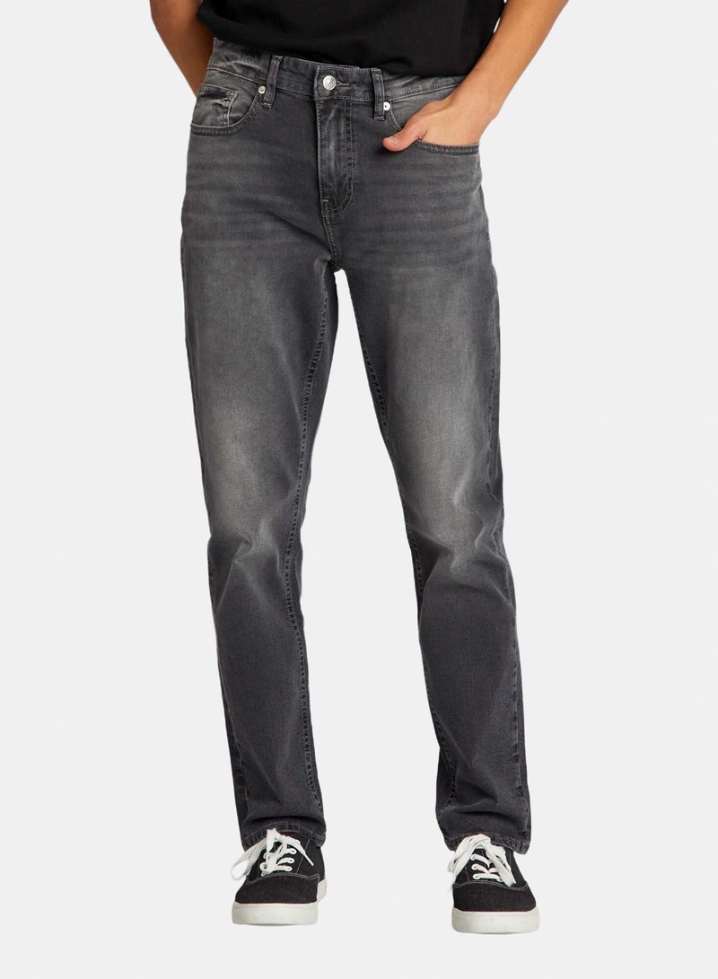 Kiabi Slim-Fit 5 Pocket Denim Trousers - Image 1